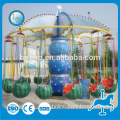 Happy amusement mini fairground rides carousel flying chair for sale